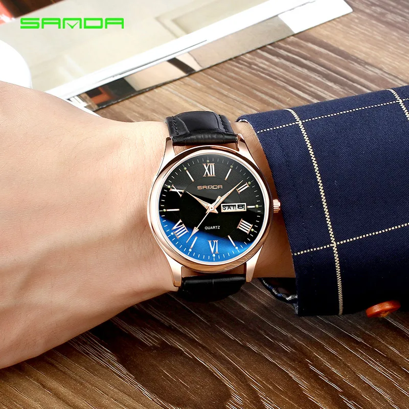 Blue Ray Men Watch Calendar Display Luminous Pointer Watch Men Waterproof Leather Strap Relogio Masculino Vintage Quartz Watches
Blue Ray Men Watch Calendar Display Luminous Pointer Watch Men Waterproof Leather Strap Relogio Masculino Vintage Quartz Watches