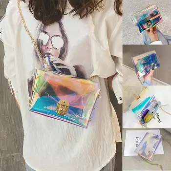 2019 New Transparent Handbag Bag Clear Jelly Purse Women Clutch Plastic Tote Messenger
2019 New Transparent Handbag Bag Clear Jelly Purse Women Clutch Plastic Tote Messenger
