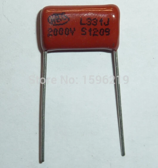 20pcs CBB capacitor 331 2000V 331J 2KV 330pF 0.33nF P15 CBB81 Metallized Polypropylene Film Capacitor
20pcs CBB capacitor 331 2000V 331J 2KV 330pF 0.33nF P15 CBB81 Metallized Polypropylene Film Capacitor