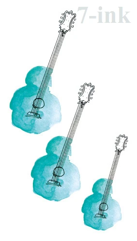 Waterproof Temporary Tatoos sticker painting blue guitar tattoo Water Transfer fake flash tattoo 10.5*6 cm for man woman
Waterproof Temporary Tatoos sticker painting blue guitar tattoo Water Transfer fake flash tattoo 10.5*6 cm for man woman