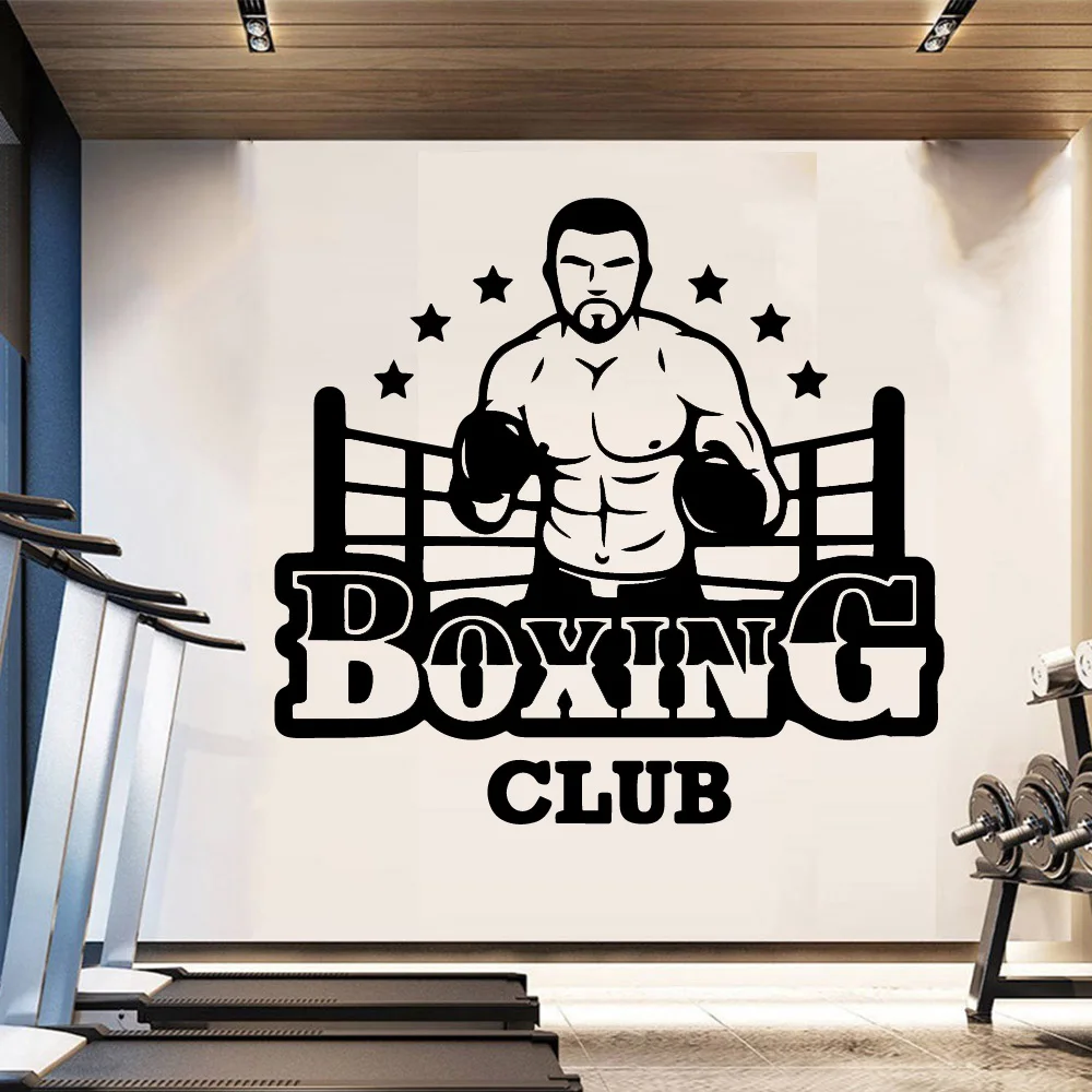 Boxing Club Wall Vinyl Wall Stickers Club Decor Girls Bedroom Sticker For GYM Company Decoration Mural Poster
Boxing Club Wall Vinyl Wall Stickers Club Decor Girls Bedroom Sticker For GYM Company Decoration Mural Poster