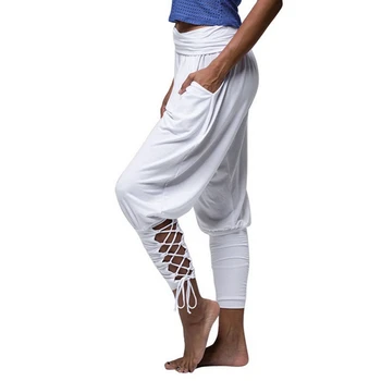 Laamei Sexy Pilates Pant Women Soft Solid Lace Up Jogger Harem Pant Slim Fitness Loose Bandage High Waist Pocketed Casual Pant
Laamei Sexy Pilates Pant Women Soft Solid Lace Up Jogger Harem Pant Slim Fitness Loose Bandage High Waist Pocketed Casual Pant
