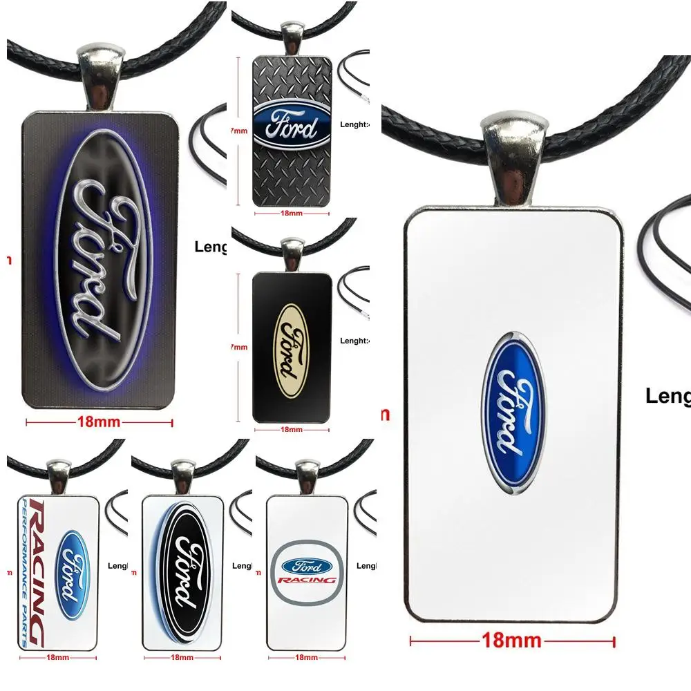 Ford Car Logo Racing Fashion Necklace Handmade Rectangle Shape Choker Necklace Jewelry Multi Designs For Unisex Party Gift
Ford Car Logo Racing Fashion Necklace Handmade Rectangle Shape Choker Necklace Jewelry Multi Designs For Unisex Party Gift