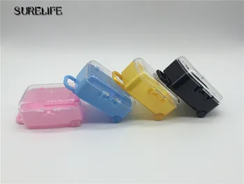36pcs Plastic Mini Cute Rolling Travel Suitcase Box Shape Candy Box Wedding Kids Candy New Year Christmas Party Supplies
36pcs Plastic Mini Cute Rolling Travel Suitcase Box Shape Candy Box Wedding Kids Candy New Year Christmas Party Supplies