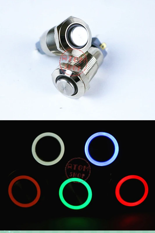 12mm high button reset push button switch instantly return copper nickel plating current 2A voltage6V 12V 24V.220V 5PCS
12mm high button reset push button switch instantly return copper nickel plating current 2A voltage6V 12V 24V.220V 5PCS