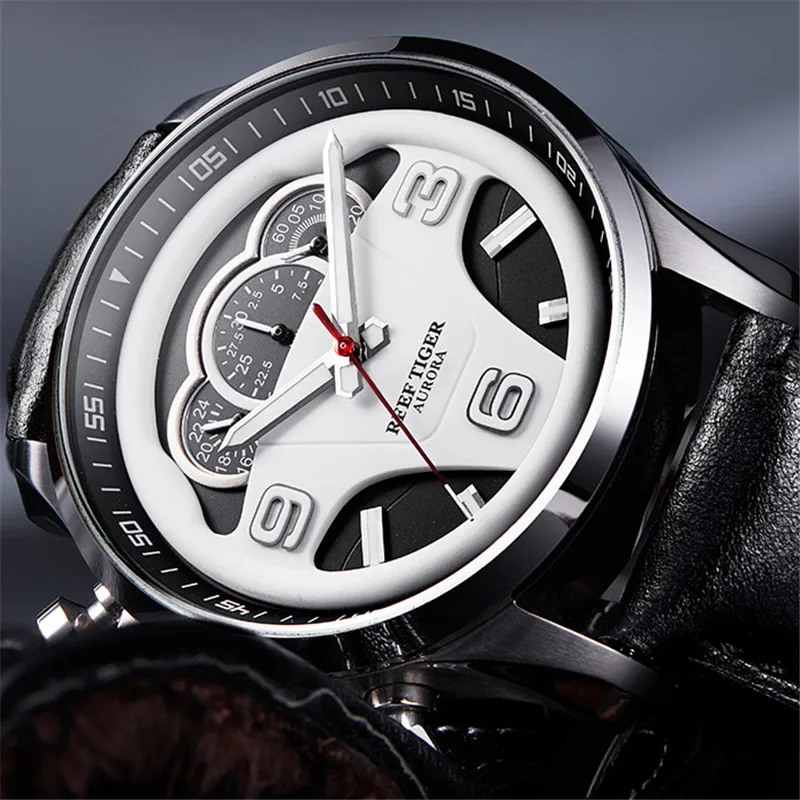 

2019 Reef Tiger/RT Top Brand Luxury Men Sport Watch Chronograph Luminous Waterproof Analog Watches Relogio Masculino+Box RGA2105