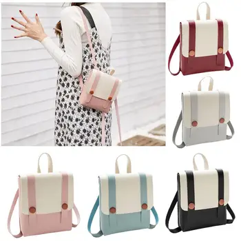 Fashion Ladies Backpack Shoulder Bags Tote Purse PU Leather Women Messenger Girl Student School Bag 
Fashion Ladies Backpack Shoulder Bags Tote Purse PU Leather Women Messenger Girl Student School Bag