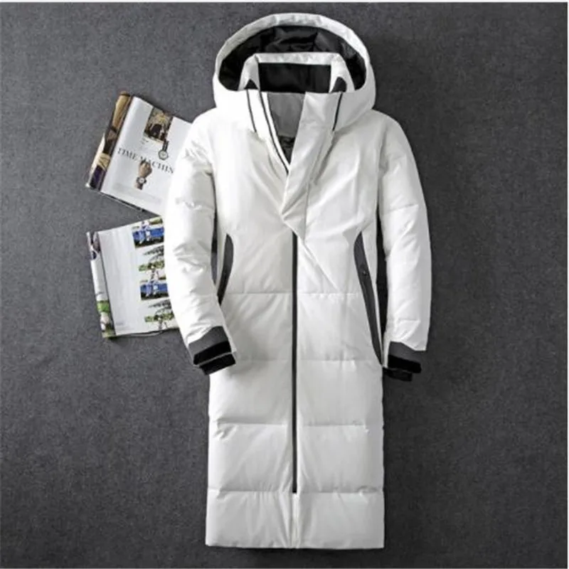 2018 Winter New Down Jacket Men 90% White Duck Down Men X-Long Section Casual Thickening Warm Youth Men'S Hooded Down Coat
2018 Winter New Down Jacket Men 90% White Duck Down Men X-Long Section Casual Thickening Warm Youth Men'S Hooded Down Coat