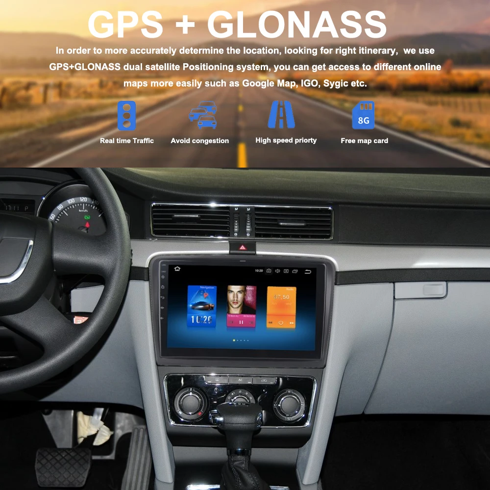 10.2" 2.5D IPS Screen Car Multimedia 1 din GPS for Skoda Superb 2008 - 2014 Android 9.0 Navigation 4Gb+32Gb 8-Core Free Map WIFI
10.2" 2.5D IPS Screen Car Multimedia 1 din GPS for Skoda Superb 2008 - 2014 Android 9.0 Navigation 4Gb+32Gb 8-Core Free Map WIFI