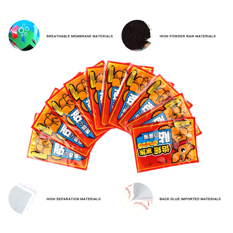 10 pieces / Pack hot paste, Body Warmer Sticker Lasting Heat Patch Winter Keep Body Warm Paste Pads Pad
10 pieces / Pack hot paste, Body Warmer Sticker Lasting Heat Patch Winter Keep Body Warm Paste Pads Pad