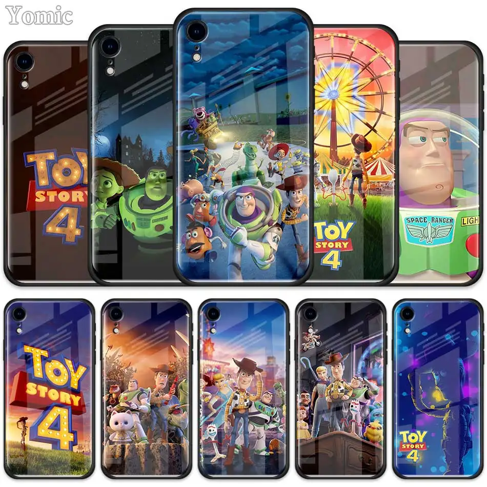 Cute Cartoon Toy Story 4 Buzz Lightyear Tempered Glass Case for Apple iPhone XR 7 8 6 6S Plus X XS MAX Cell Phone Case Cover
Cute Cartoon Toy Story 4 Buzz Lightyear Tempered Glass Case for Apple iPhone XR 7 8 6 6S Plus X XS MAX Cell Phone Case Cover