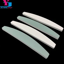 4 pièces lune Style ongle Shiner tampon Para Unhas ongle tampon bloc éponge acrylique Lime un ongle professionnel manucure matériel outil(China)
