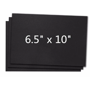 5pcs*3D Printing Build Surface 6.5" x 10" Rectangle Black super stick build tape sheet for 3D printing heated bed
5pcs*3D Printing Build Surface 6.5" x 10" Rectangle Black super stick build tape sheet for 3D printing heated bed
