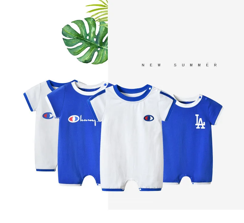 Baby sport Rompers 2019 Short Sleeve 100%Cotton overalls Newborn clothes Rompers boys girls jumpsuit clothing 0-24 month
Baby sport Rompers 2019 Short Sleeve 100%Cotton overalls Newborn clothes Rompers boys girls jumpsuit clothing 0-24 month