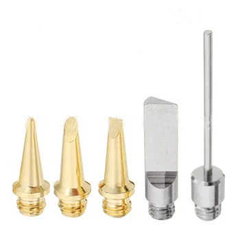 New 5pcs Replacement Copper Tips Nozzle for HS-1115K Soldering Iron Cordless Welding Tools gas welding tips
New 5pcs Replacement Copper Tips Nozzle for HS-1115K Soldering Iron Cordless Welding Tools gas welding tips