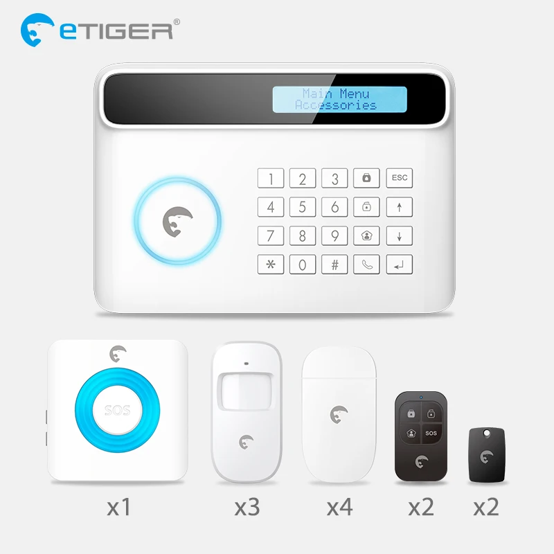 Etiger indoor Siren+Wireless Keypad GSM/PSTN Intruder Alarm System for home office factory
Etiger indoor Siren+Wireless Keypad GSM/PSTN Intruder Alarm System for home office factory