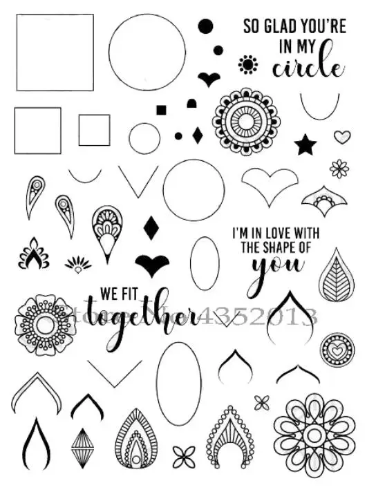 MANDALA MAKER Transparent Clear Silicone Stamp/Seal for DIY scrapbooking/photo album Decorative clear stamp sheets A313
MANDALA MAKER Transparent Clear Silicone Stamp/Seal for DIY scrapbooking/photo album Decorative clear stamp sheets A313