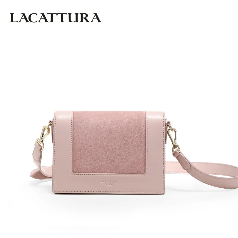 LACATTURA Luxury Women Handbag Flap Shoulder Small Bag Designer Purse Crossbody for Lady Messenger Bags Pink with Suede
LACATTURA Luxury Women Handbag Flap Shoulder Small Bag Designer Purse Crossbody for Lady Messenger Bags Pink with Suede