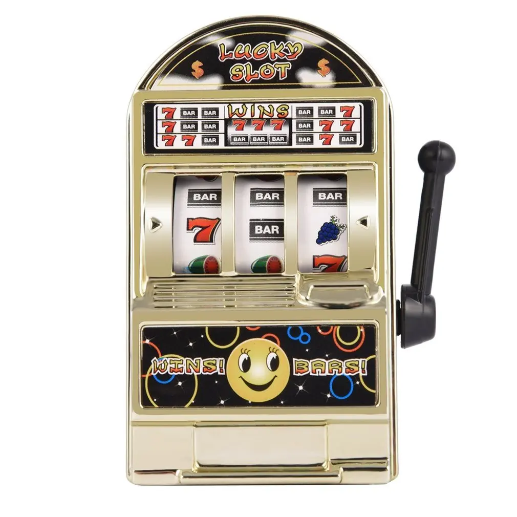 OCDAY Children' s Slot Machine Mini Toy Lucky Jackpot For Kids Coin Bank Sound Light Funny Game Toy Birthday Gift Happy Day New
OCDAY Children' s Slot Machine Mini Toy Lucky Jackpot For Kids Coin Bank Sound Light Funny Game Toy Birthday Gift Happy Day New
