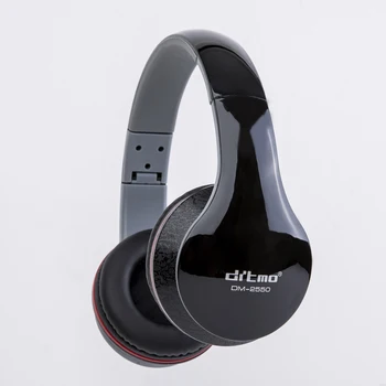 

NEW DM-2550 Wired Super Bass Headband Headset 3.5mm Adjustable Foldable On-ear Music Stereo Headphone for iPhone iPad