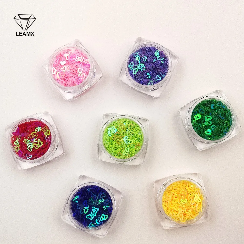 LEAMX 100 Pcs Color 3D Sequins Nail Glitter Flakes 3*5mm Sparkly DIY Tips Dazzling Paillette Nail Art Decorations Gold Silver
LEAMX 100 Pcs Color 3D Sequins Nail Glitter Flakes 3*5mm Sparkly DIY Tips Dazzling Paillette Nail Art Decorations Gold Silver