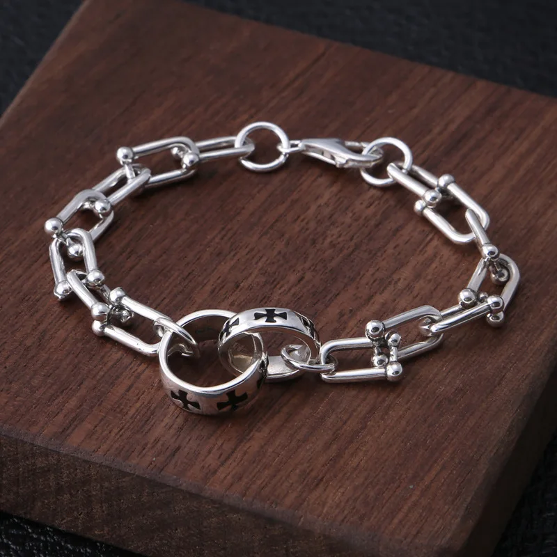 925 sterling silver fashion jewelry silver bracelet with Thai silver restoring ancient ways is the female model
925 sterling silver fashion jewelry silver bracelet with Thai silver restoring ancient ways is the female model