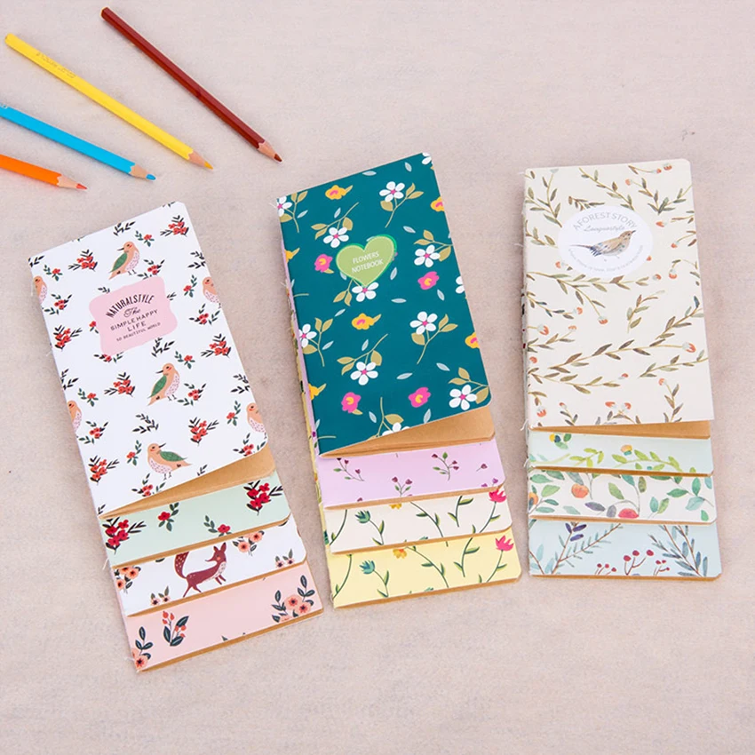 Flowers Small Notebook Portable Notebook Journals Handwritten 48K Diary Book Size: 173x90mm, Soft Cover, Kraft/ White Inner Page
Flowers Small Notebook Portable Notebook Journals Handwritten 48K Diary Book Size: 173x90mm, Soft Cover, Kraft/ White Inner Page