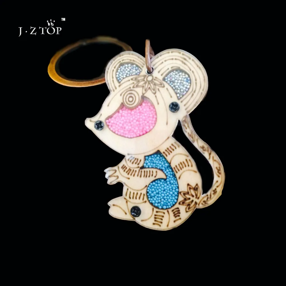 New Cartoon Mouse Key Chain For Women Girl Decorative Wood Keychain Charm Pendant Jewelry Trinket Bag Aceessory Factory wholes
New Cartoon Mouse Key Chain For Women Girl Decorative Wood Keychain Charm Pendant Jewelry Trinket Bag Aceessory Factory wholes