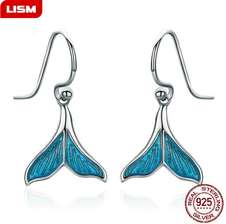 SALE 2018 925 Sterling Silver Mermaid Tail Earrings Drop Earrings for Women & Girls Sterling-Silver-Jewelry
SALE 2018 925 Sterling Silver Mermaid Tail Earrings Drop Earrings for Women & Girls Sterling-Silver-Jewelry