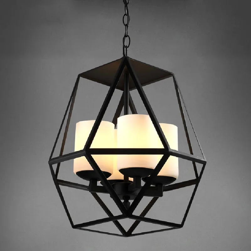 American style Retro Loft Chandelier Bar Restaurant Hot Pot shop Coffee Iron Chandelier Led Lamp 4 Heads White Lampshade WPL174
American style Retro Loft Chandelier Bar Restaurant Hot Pot shop Coffee Iron Chandelier Led Lamp 4 Heads White Lampshade WPL174