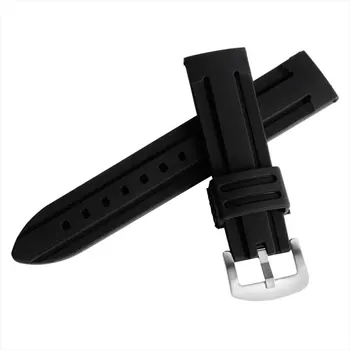 High Quality Black Silcionce Watchband 20/22/24/26/28mm Watch Strap Sports Waterproof Watch Band With Stainless Steel Pin Buckle
High Quality Black Silcionce Watchband 20/22/24/26/28mm Watch Strap Sports Waterproof Watch Band With Stainless Steel Pin Buckle