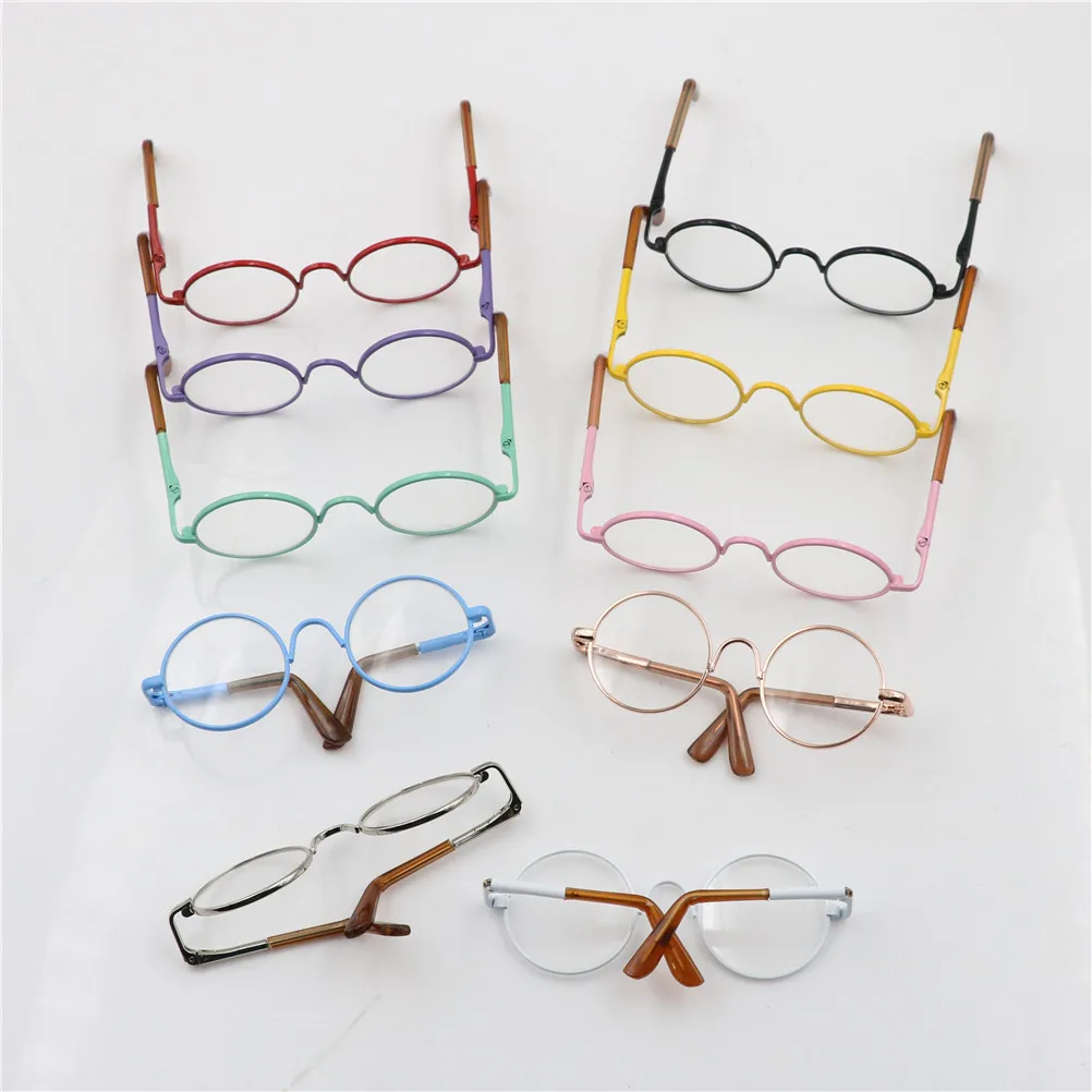 Colorful Round-shaped glasses suitable for BJD doll for Dolls DIY Accessories Kids Gift Toys
Colorful Round-shaped glasses suitable for BJD doll for Dolls DIY Accessories Kids Gift Toys