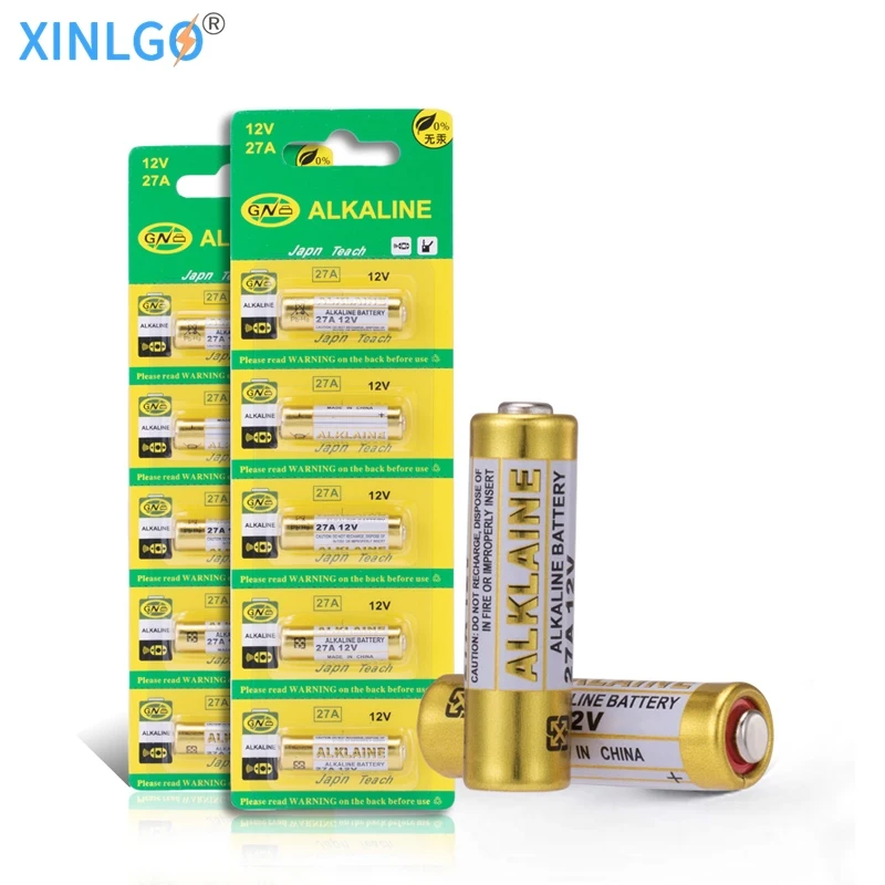 10pcs/lot 27A Alkaline 12V Battery 27A A27 CA22 EL812 G27A GP27A L828 MN27 R27A Fast Fits Universal Garage Gate Remote Control
10pcs/lot 27A Alkaline 12V Battery 27A A27 CA22 EL812 G27A GP27A L828 MN27 R27A Fast Fits Universal Garage Gate Remote Control