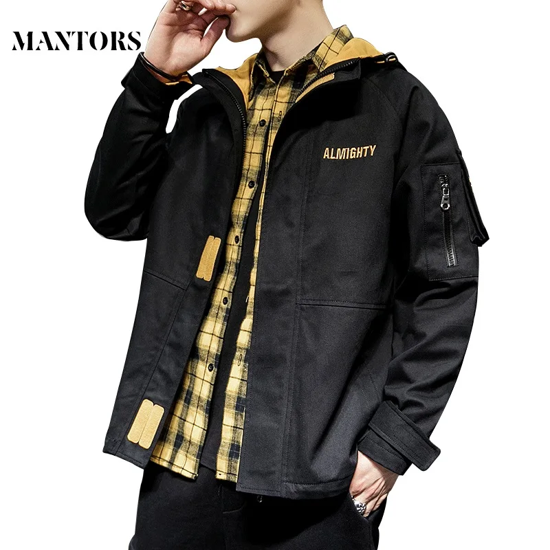 Men Jackets 2019 Casual Fashion New Solid Mens Hooded Outwear Coat Slim Fit Spring Autumn Male Windbreaker Zipper Bomber Jackets
Men Jackets 2019 Casual Fashion New Solid Mens Hooded Outwear Coat Slim Fit Spring Autumn Male Windbreaker Zipper Bomber Jackets