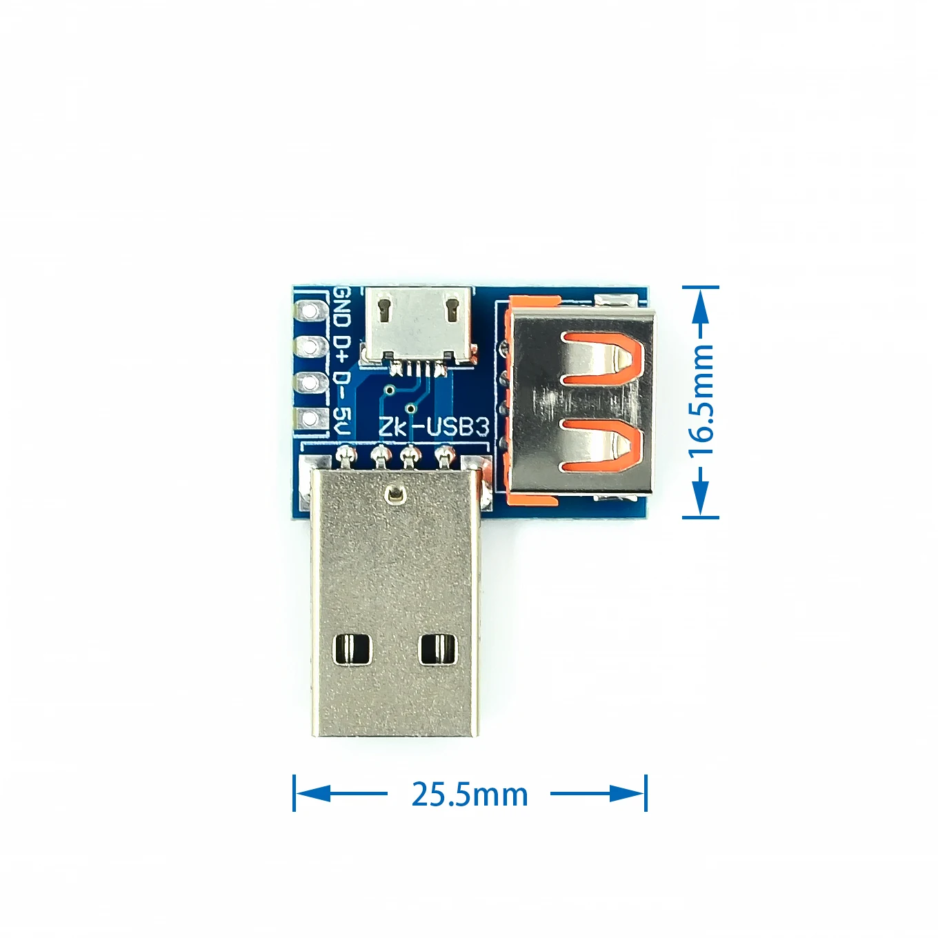 USB Converter Standard USB Female to Male to Micro USB to 4P Terminal Adapter Board 2.54mm
USB Converter Standard USB Female to Male to Micro USB to 4P Terminal Adapter Board 2.54mm