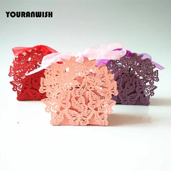 50Pcs/Lot Laser Cut Butterfly Wedding Favor Candy Boxes Birthday Shower Party Gift Boxes
50Pcs/Lot Laser Cut Butterfly Wedding Favor Candy Boxes Birthday Shower Party Gift Boxes