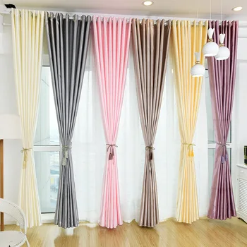 Pure color Curtains for Living Room Bedroom Study New Half Shading European Style Simple Chinese Multicolor Spot Solid Color
Pure color Curtains for Living Room Bedroom Study New Half Shading European Style Simple Chinese Multicolor Spot Solid Color