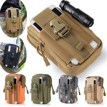 

TACTICAL Military Molle Waist Belt Pouch Pack Phone Case Outdoor Bag For Bravis Trace A503 Joy Oysters Pacific 4G Pacific XL 4G