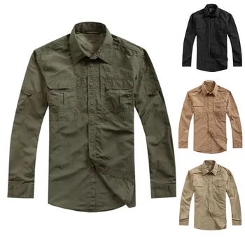 Men Military Tactical Shirt Outdoor Sports Long Sleeve Breathable Quick-drying Super Light T Shirt Hunting Clothes M-XXL
Men Military Tactical Shirt Outdoor Sports Long Sleeve Breathable Quick-drying Super Light T Shirt Hunting Clothes M-XXL