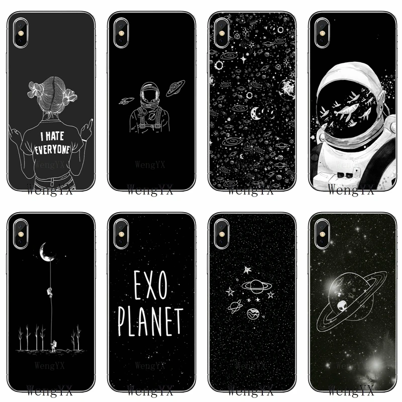 out Space Man black white slim silicone TPU Soft phone cover case For LG G2 G3 mini spirit G4 G5 G6 K7 K8 K10 2017 V10 V20 V30
out Space Man black white slim silicone TPU Soft phone cover case For LG G2 G3 mini spirit G4 G5 G6 K7 K8 K10 2017 V10 V20 V30