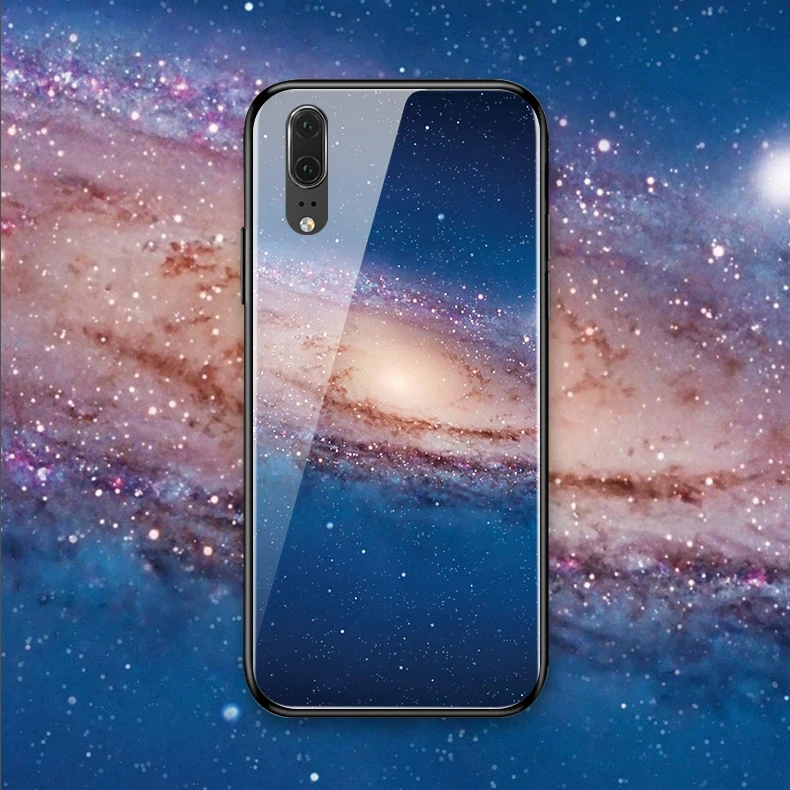 Роскошный чехол из закаленного стекла для телефона HUAWEI P20 30 PRO lite Mate 20 Pro X Nova 3 4 E i Star