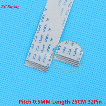 5Pcs FFC 250mm 32Pin Flexible Flat Cable 32 Pin Ribbon Cable Forward Direction 0.5mm Pitch 25cm Length Same 32Pins For TTL
5Pcs FFC 250mm 32Pin Flexible Flat Cable 32 Pin Ribbon Cable Forward Direction 0.5mm Pitch 25cm Length Same 32Pins For TTL