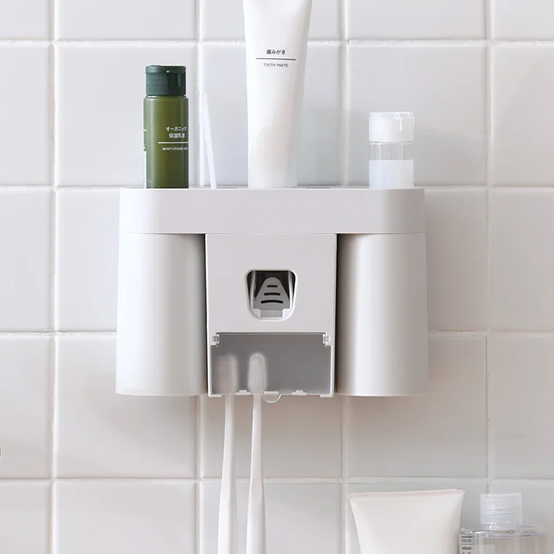 Bathroom Accessories Products Automatic Toothpaste Squeezer Dispenser Toothbrush Holder Set Wall Mount Rack Toothpaste Squeezers
Bathroom Accessories Products Automatic Toothpaste Squeezer Dispenser Toothbrush Holder Set Wall Mount Rack Toothpaste Squeezers