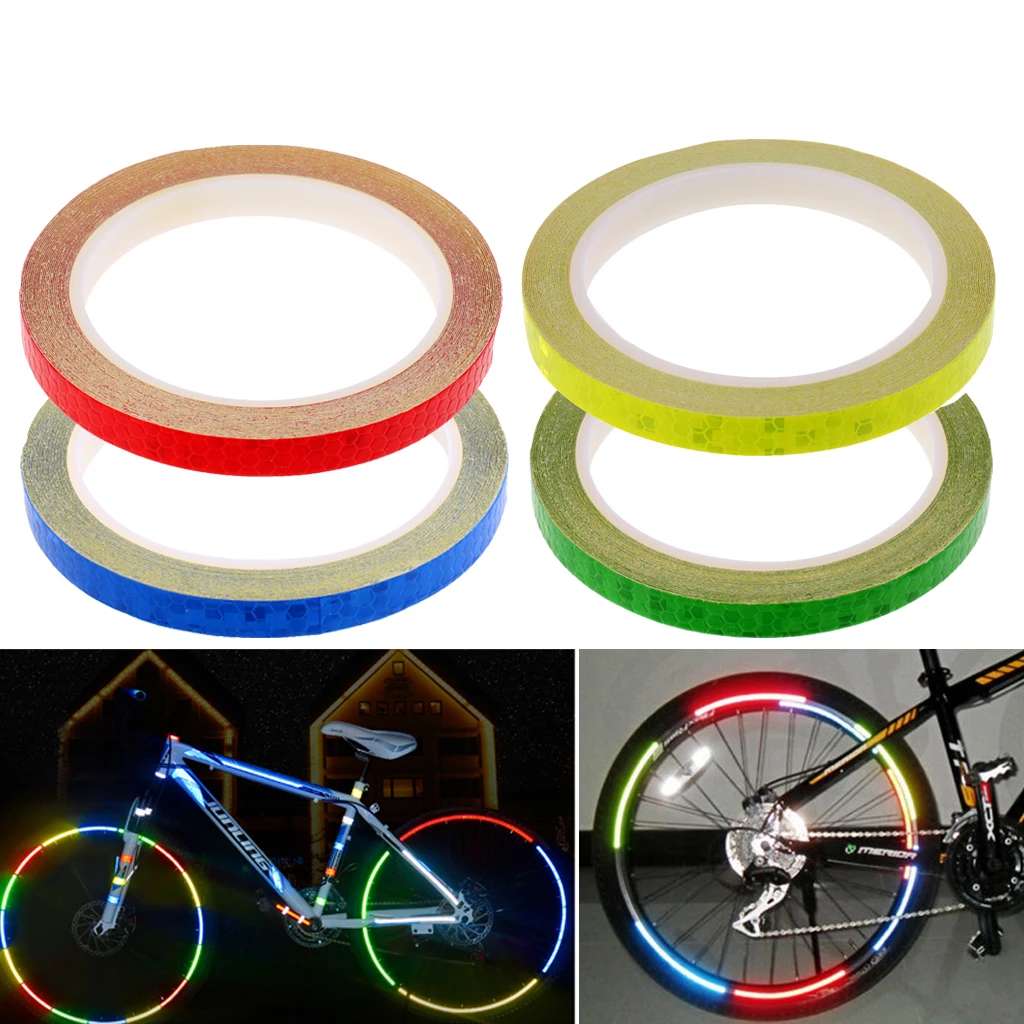 Bicycle Rim Reflective Stickers Tape Decals Motorcycle Cycling Bike Wheel Stripes Accessories 10MM x 8M
Bicycle Rim Reflective Stickers Tape Decals Motorcycle Cycling Bike Wheel Stripes Accessories 10MM x 8M