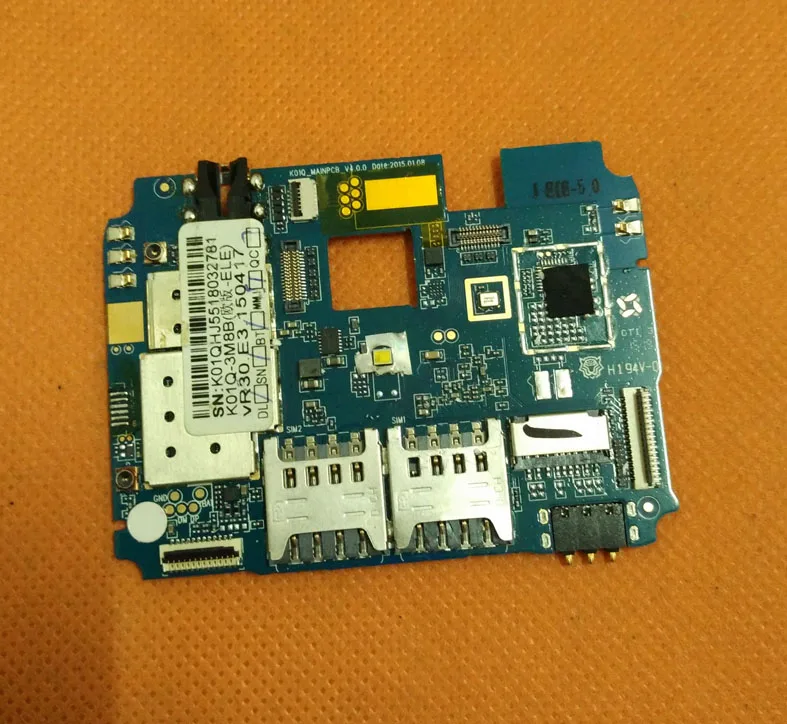 Used Original 2G+16G mainboard for Elephone P6000 4G FDD LTE 5" HD 1280x720 IPS MTK6732 Quad Core motherboard Free shipping | Мобильные