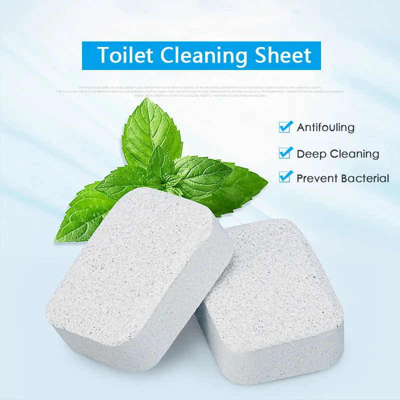 10pcs Toilet Cleaning Effervescent Tablets Stain Away Disinfects Bleaching Deodorize Cleaner
10pcs Toilet Cleaning Effervescent Tablets Stain Away Disinfects Bleaching Deodorize Cleaner