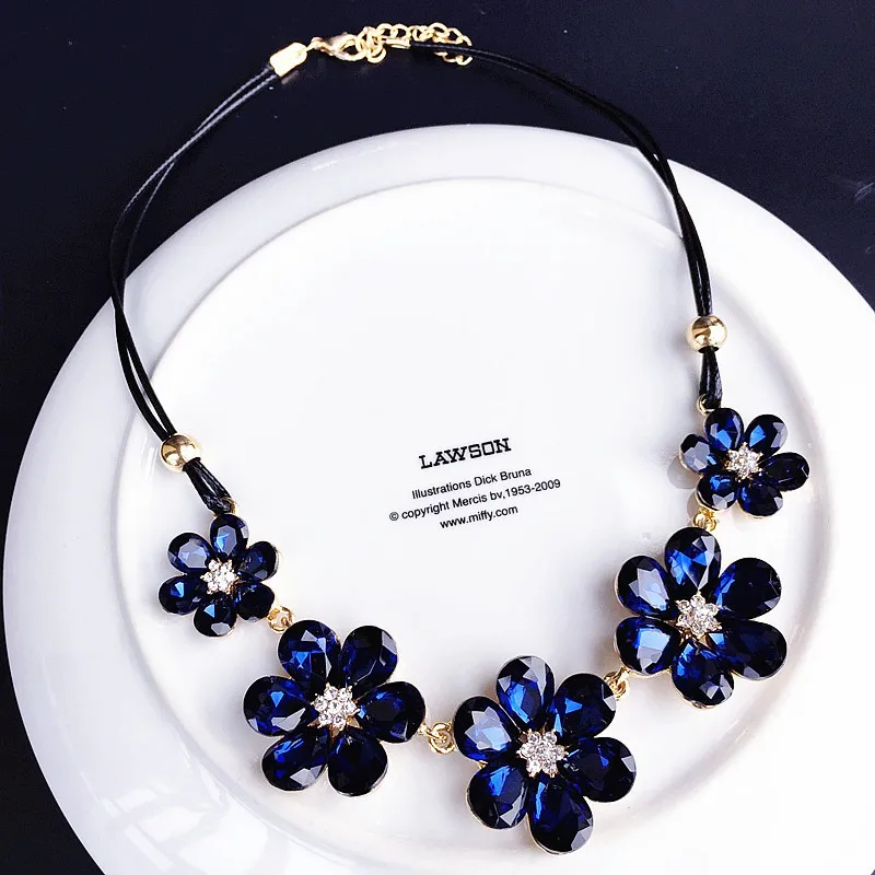 Jewelry & Accessories Fashion Jewelry Necklace, Crystal flower pendant short simple collarbone necklace
Jewelry & Accessories Fashion Jewelry Necklace, Crystal flower pendant short simple collarbone necklace
