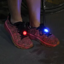 1 PC 自転車ライト自転車 LED アウトドアスポーツナイト安全走行ミニ自転車ライト点滅靴警告ランプウォーキング LED トー(China)