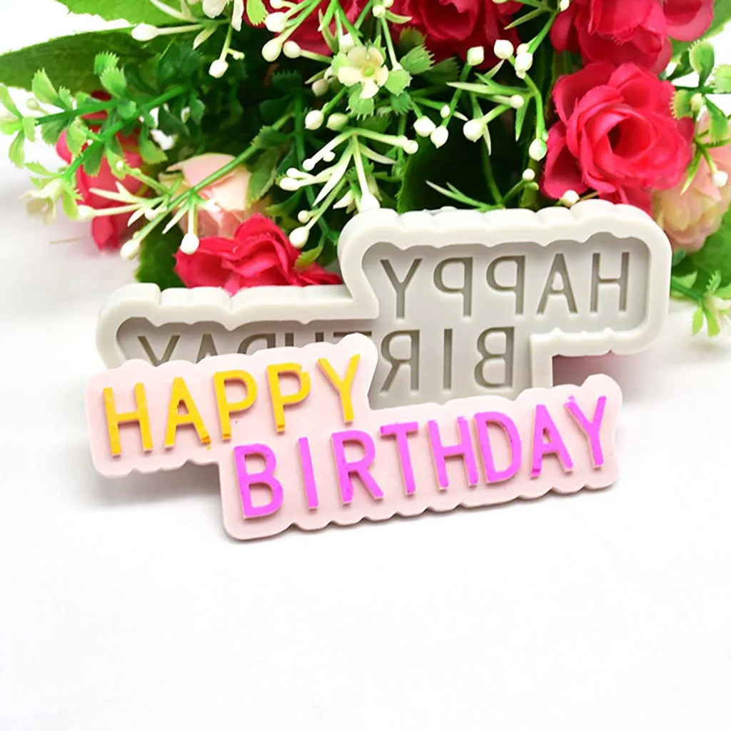 Happy Birthday Silicone Fondant Icing Mould Wedding Cake Mold Decoration silicone mold Cake Chocolate Mold wedding Cake2019
Happy Birthday Silicone Fondant Icing Mould Wedding Cake Mold Decoration silicone mold Cake Chocolate Mold wedding Cake2019