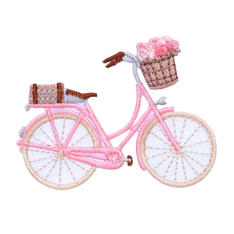1pc Pink Bike Applique Embroidered Iron on Patches For Clothes Bag Cap Shoes Fabric Sticker Badge Diy Craft Repair Decorative
1pc Pink Bike Applique Embroidered Iron on Patches For Clothes Bag Cap Shoes Fabric Sticker Badge Diy Craft Repair Decorative